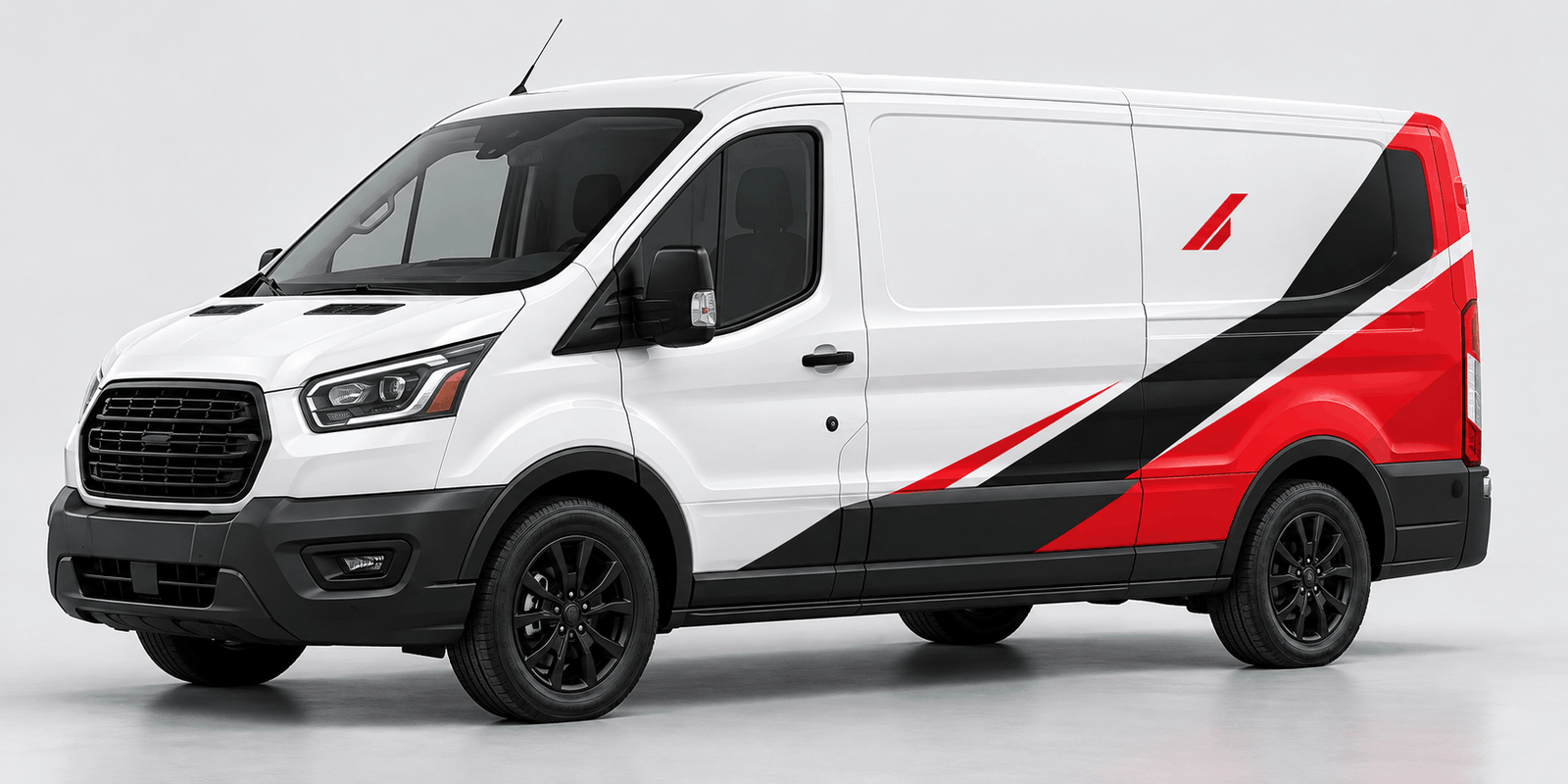 Illustrated wrap partial vehicle concept